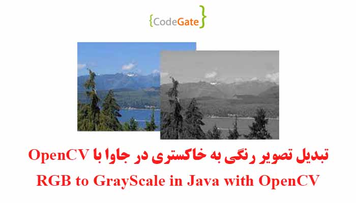 تبدیل تصویر رنگی به خاکستری در جاوا با OpenCV