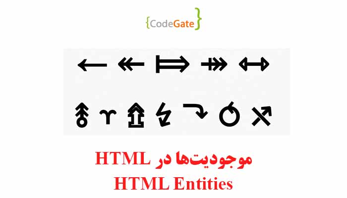 موجودیت ها در HTML